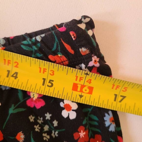 Kate Spade New York Black Mixed Floral Print Pajama Set Medium - Picture 11 of 14